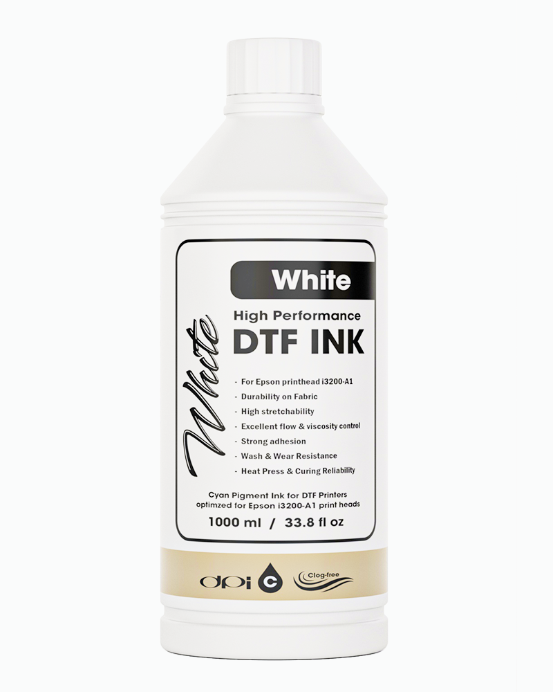 High Performance DTF Ink - White (1 Liter)