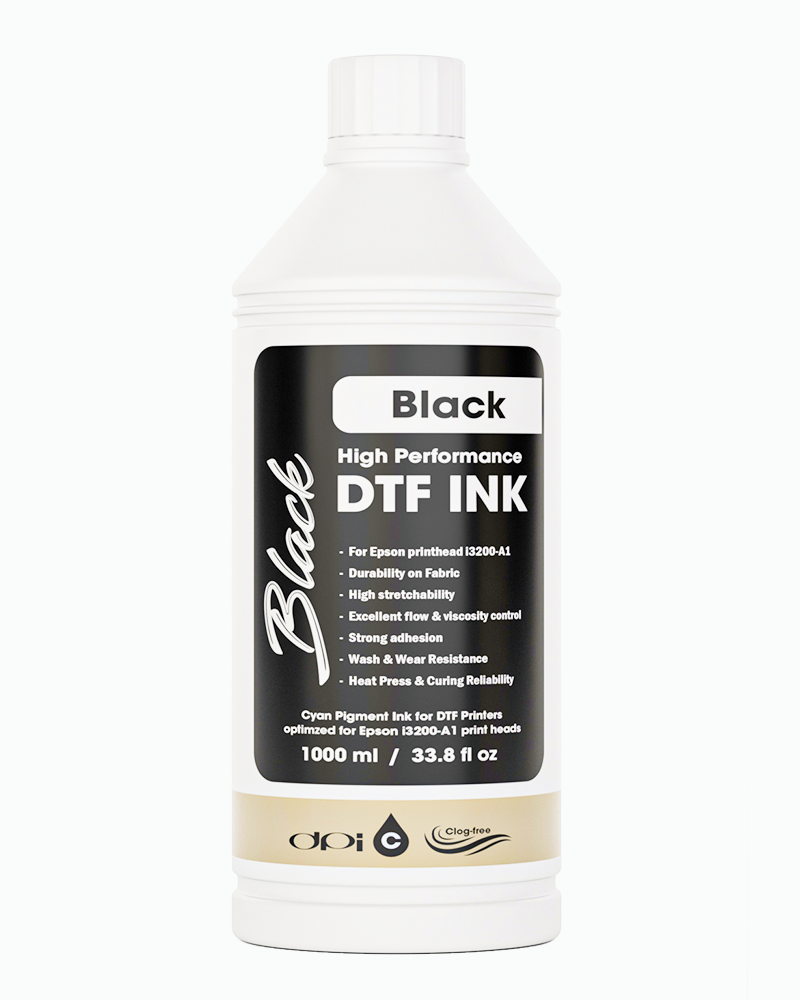 High Performance DTF Ink - Black (1 Liter)