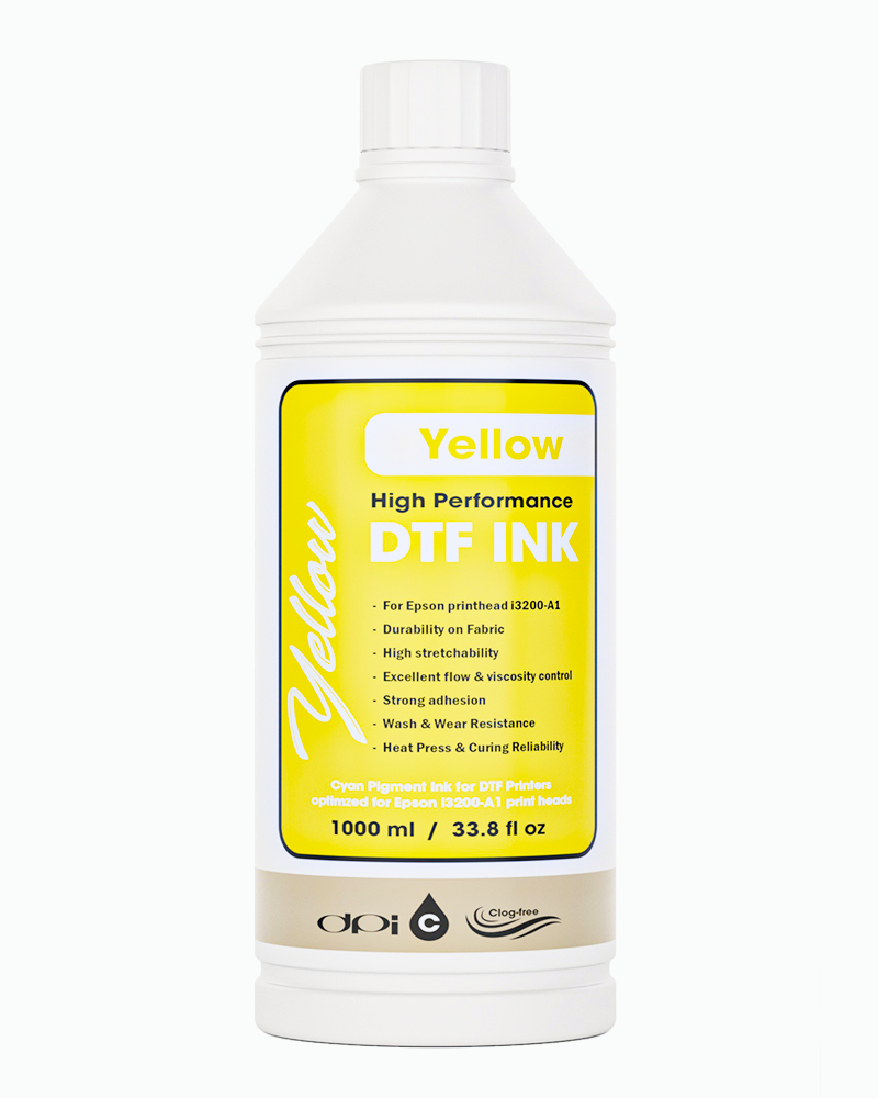 High Performance DTF Ink - Yellow (1 Liter)